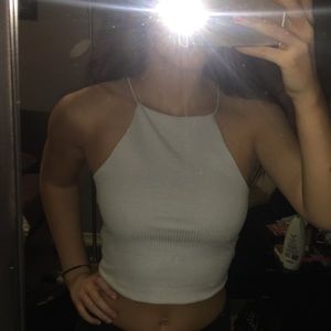 Pacsun Me to We crop blue tanktop